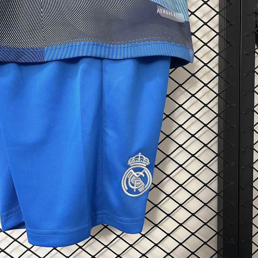 25-26 Real Madrid Training Kid Kits Youth Apparels AAAAJersey Dropship Yupoo 3