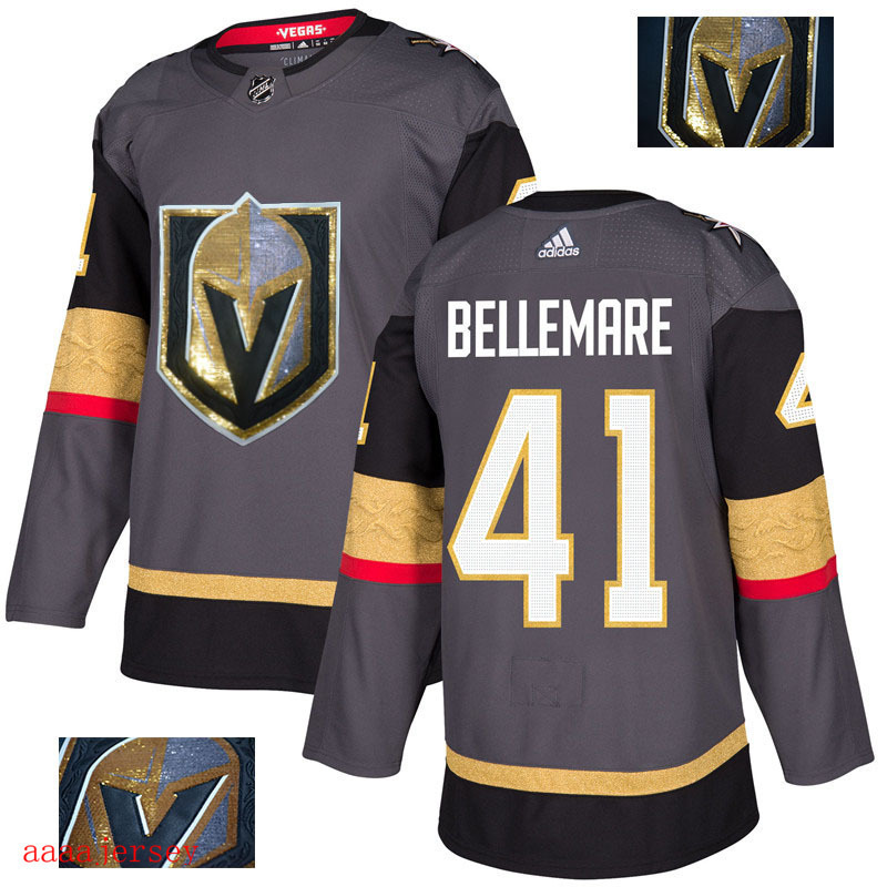 2018 Vegas Golden Knights ice hockey jersey M-3XL 维加斯金骑士队时尚亮片款冰球服 28