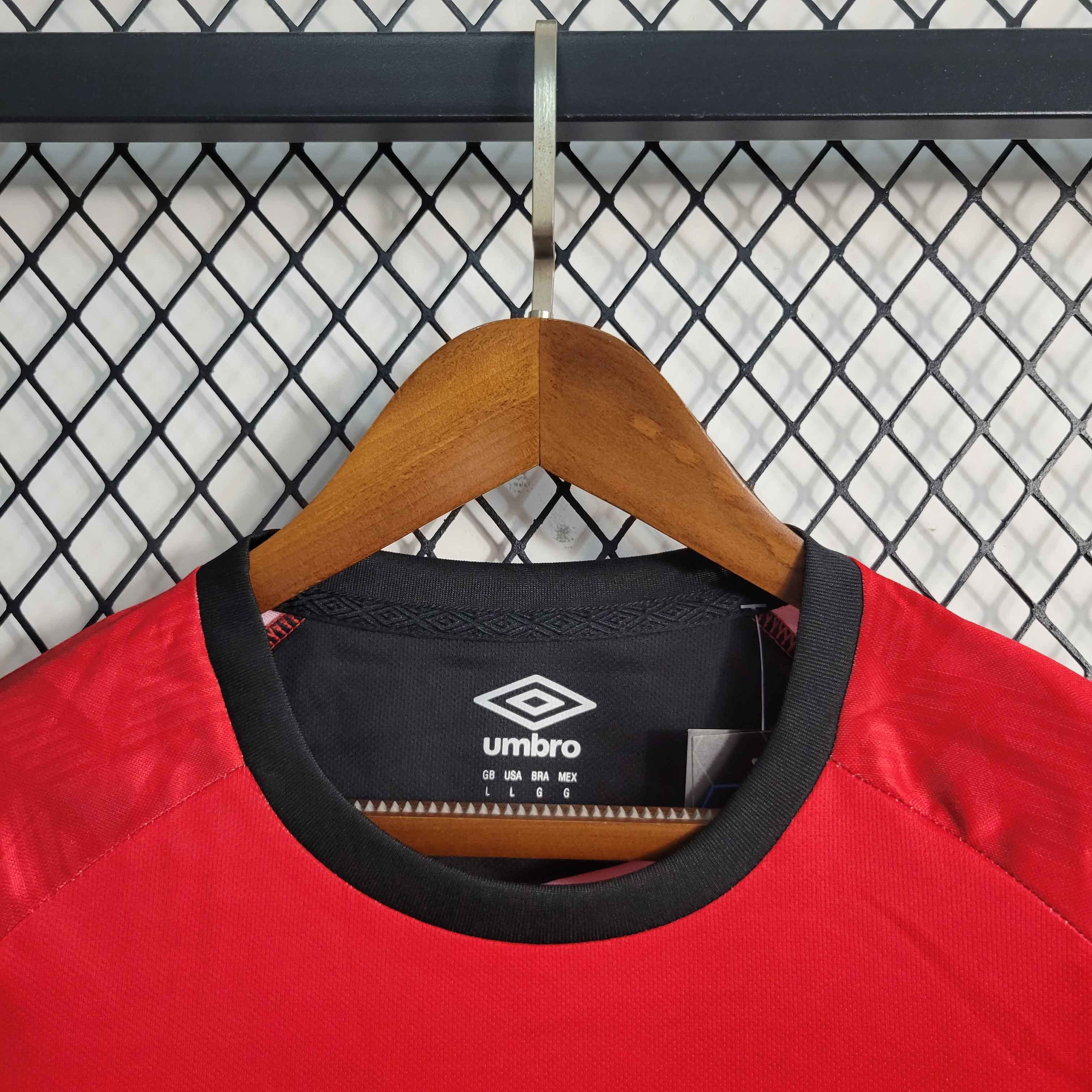 23-24 Long Sleeve Athletico Paranaense Home S-4XL 7