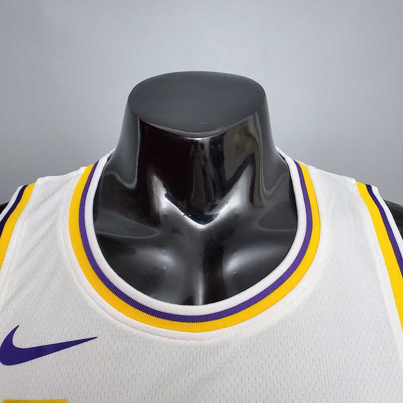James #6 Lakers Round neck white 4