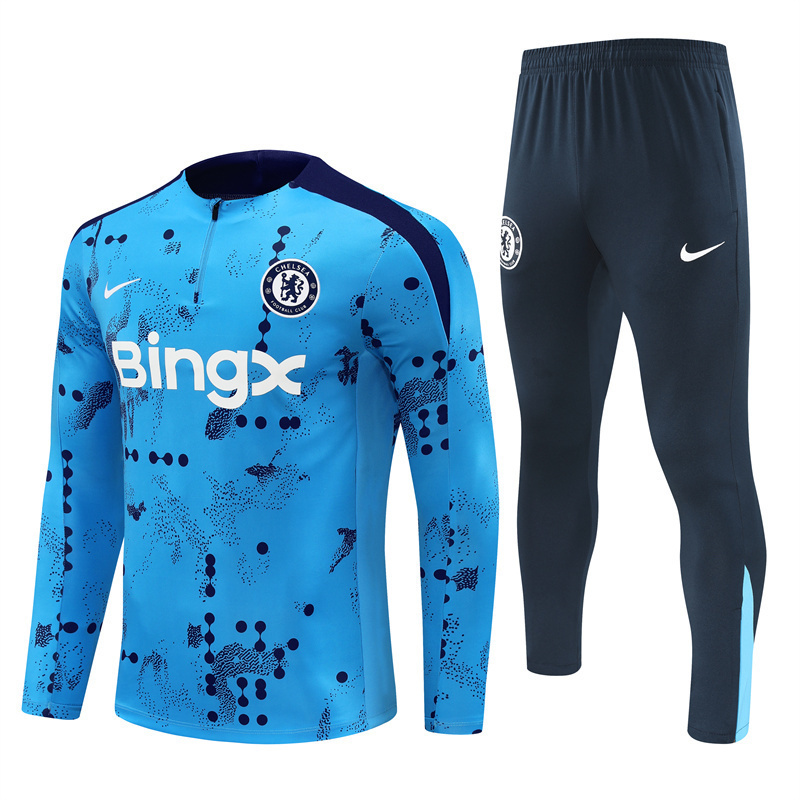 24-25 Chelsea Long Sleeve Training Suit Football Shirts