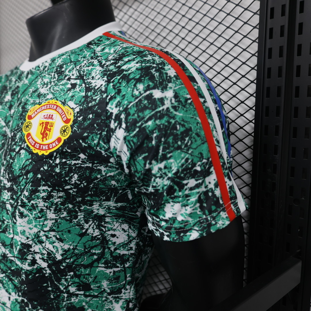 23-24 Manchester United Limited Edition Stone Roses Player Version Shirt Best Jerseys Yupoo 4