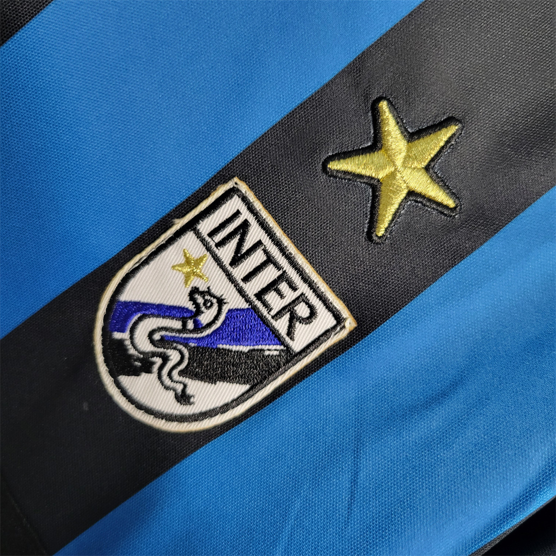 1988 Retro Inter Milan home long-sleeved Size S-XXL 3