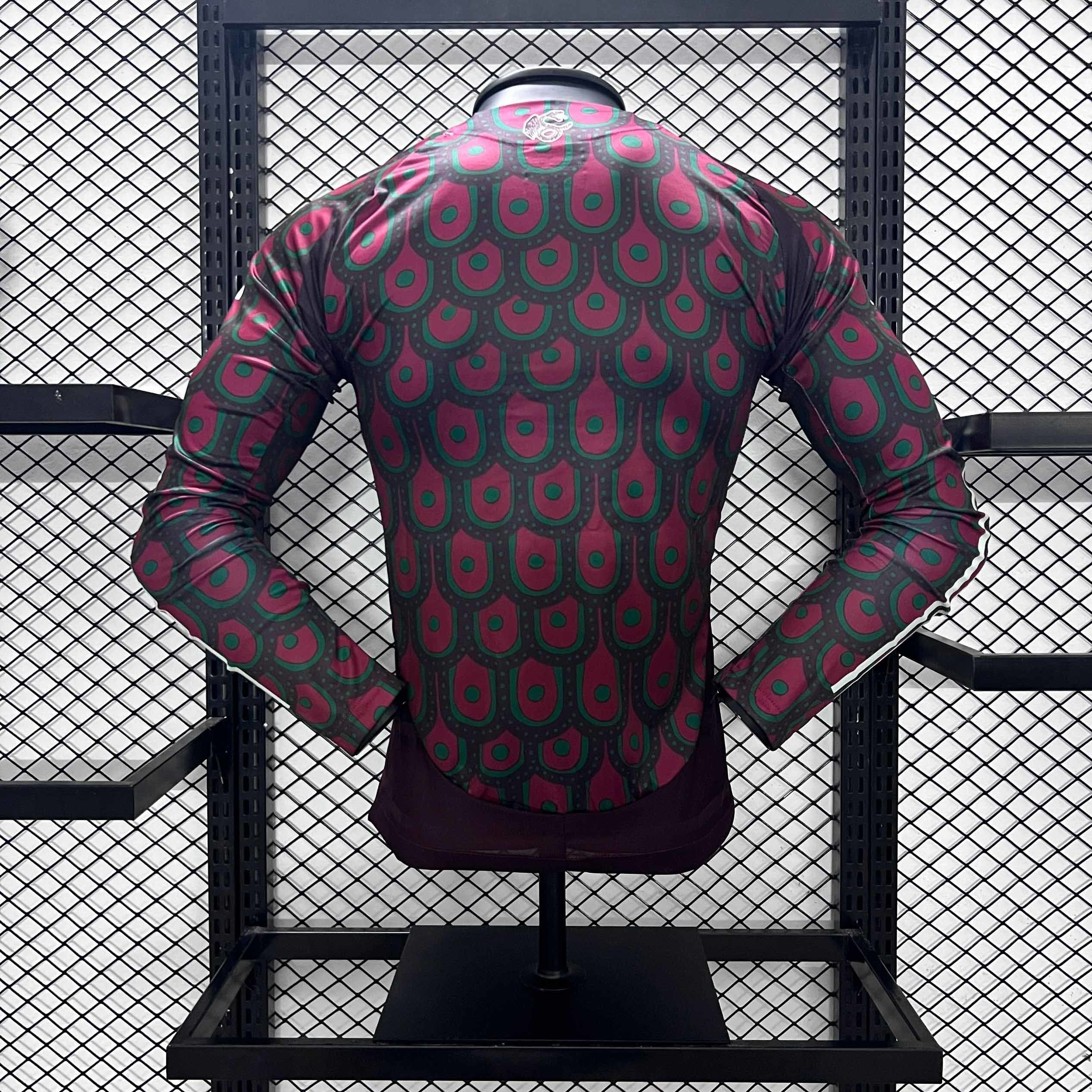 2024 Mexico Home Long Sleeve Kit Player Version Shirt Jerseys Supllier Yupoo 1