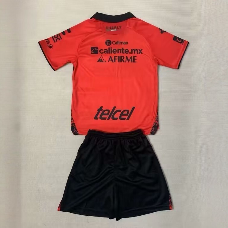 23-24 Tijuana Home Kids Kits Xolos Children Sets Soccer AAAAJerseys Yupoo 1