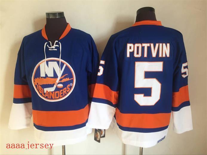 New York Islanders retro Ice Hockey jersey M-3XL 纽约岛人队复古冰球服 5