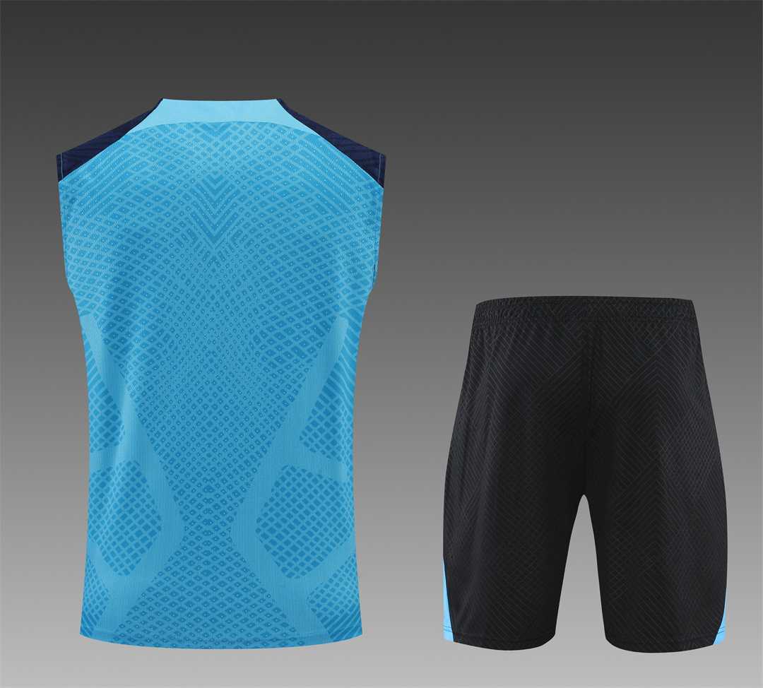 22-23 Atletico Madrid vest training suit kit blue 15