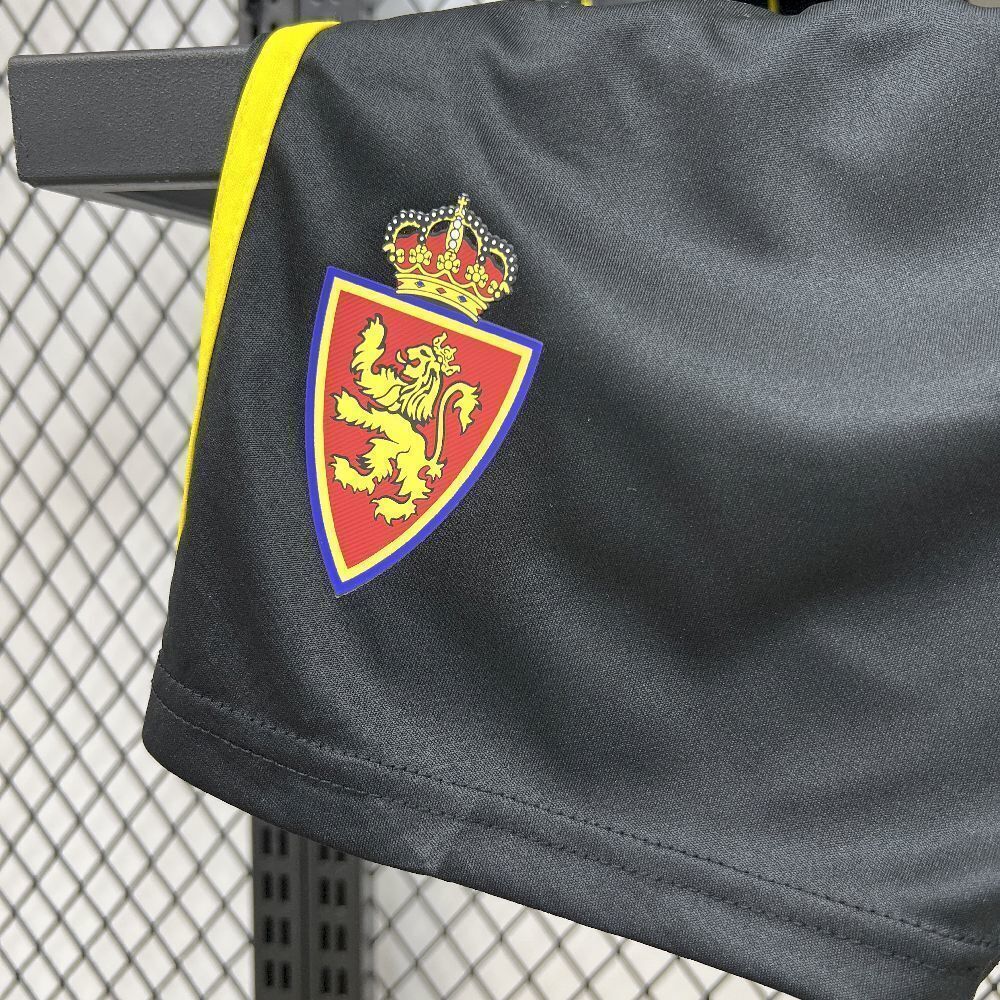 25-26 Real Zaragoza Away Kids Kit Soccer T-Shirt AAAAJersey Supply Yupoo 1