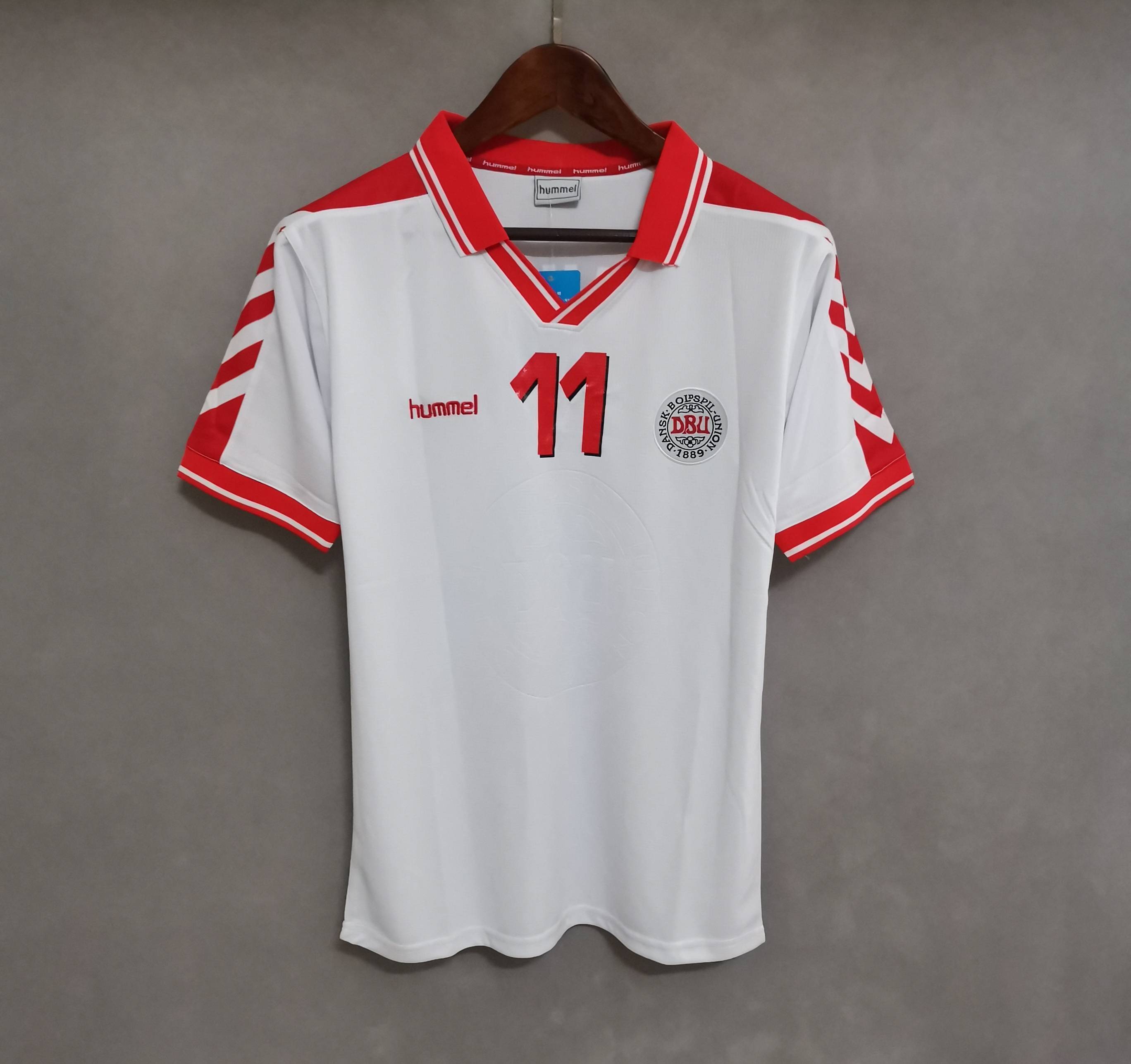 1998 Denmark away white