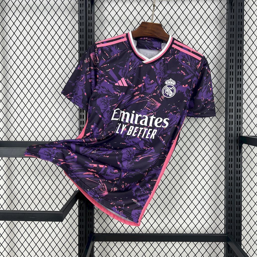 24-25 Real Madrid Purple Special Edition Shirt Football Uniforms AAAAJersey Supplier Yupoo