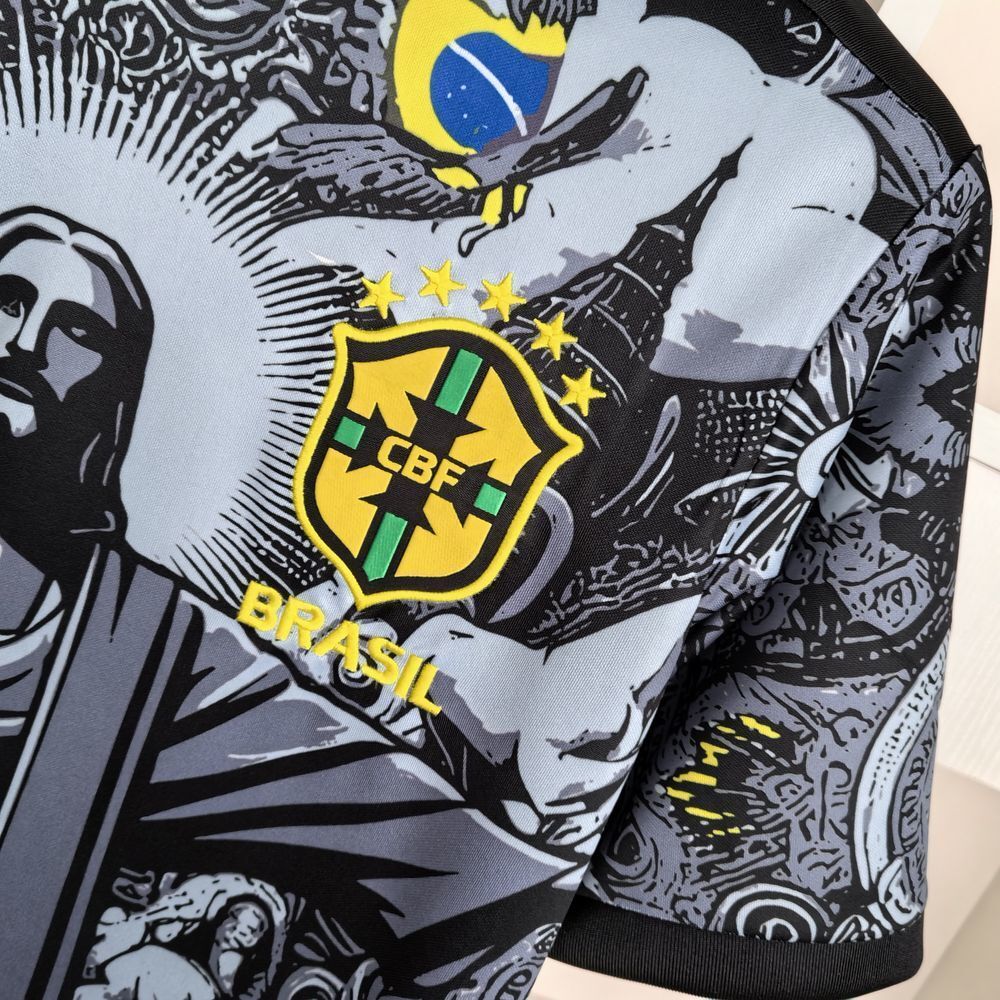 2024 Brazil Christ the Redeemer Kit Special Edition Soccer Uniform AAAAJersey Wholesale Yupoo 1