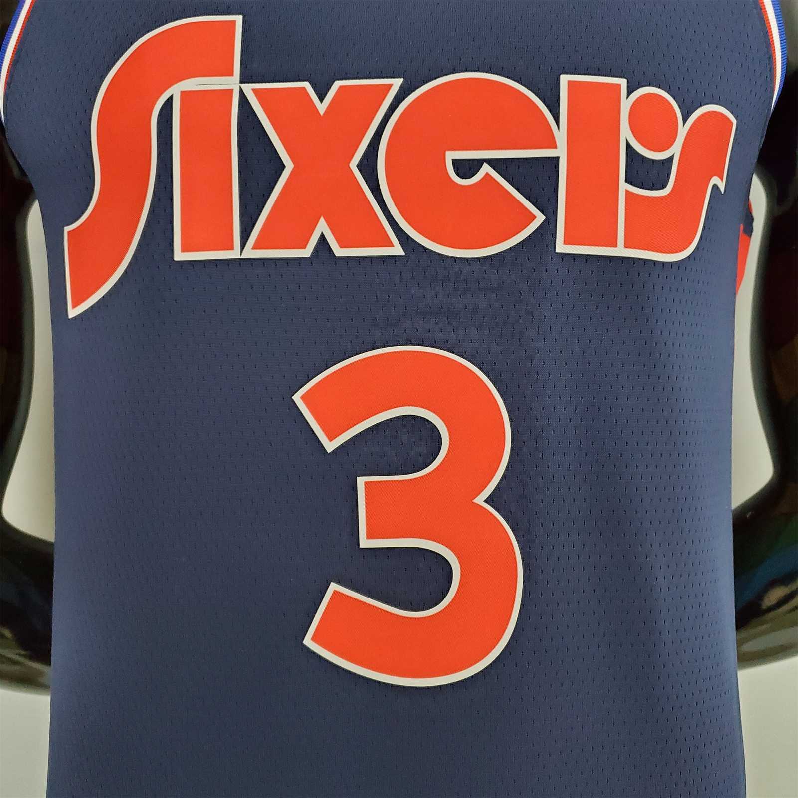 2022 Iverson#3 76ers Royal Blue 3