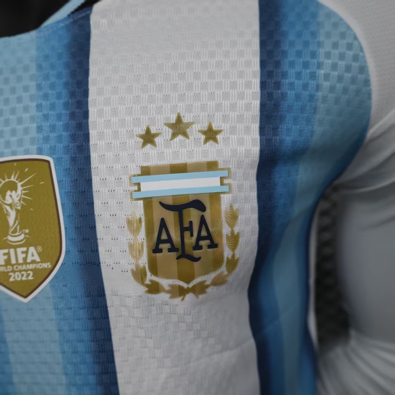2026 World Cup Argentina Home Kit Player Version Football Long Sleeve Shirt AAAAJersey Supply Y 1