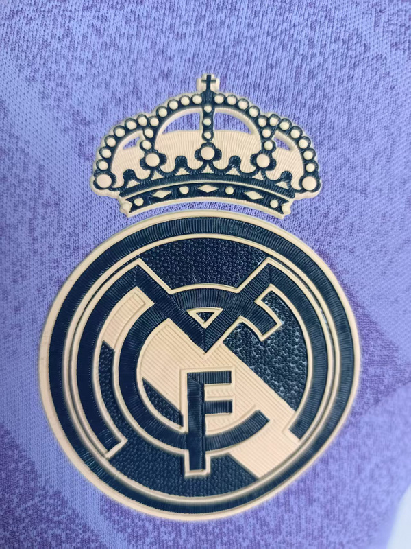 25-26 Real Madrid Purple Polo Kit Player Version Soccer AAAAJersey Yupoo S-2XL 2
