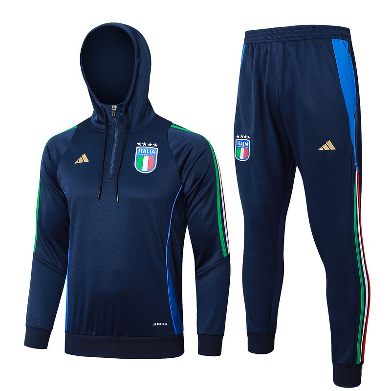 2024 Italy Hoodie Long Sleeve Training Suit Football Shirts