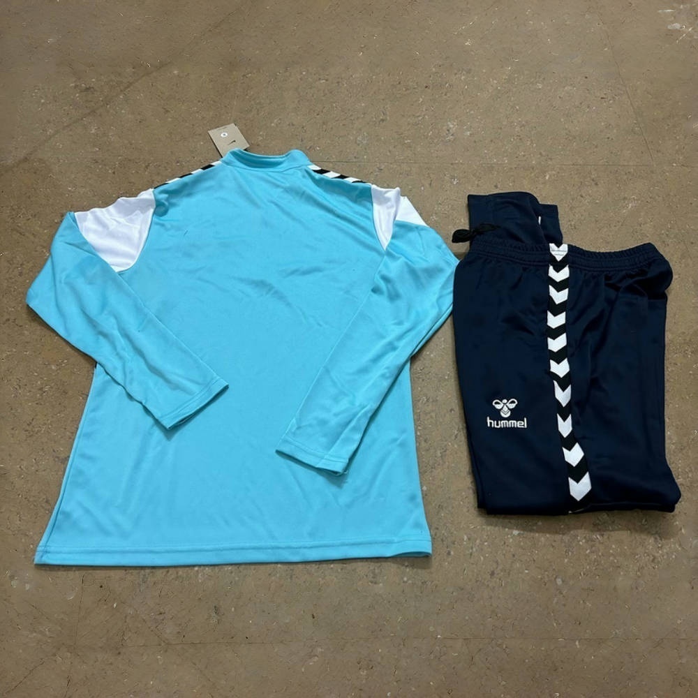23-24 Real Betis Long Sleeve Tracksuit Blue Training Suits Football AAAAJerseys Yupoo 1
