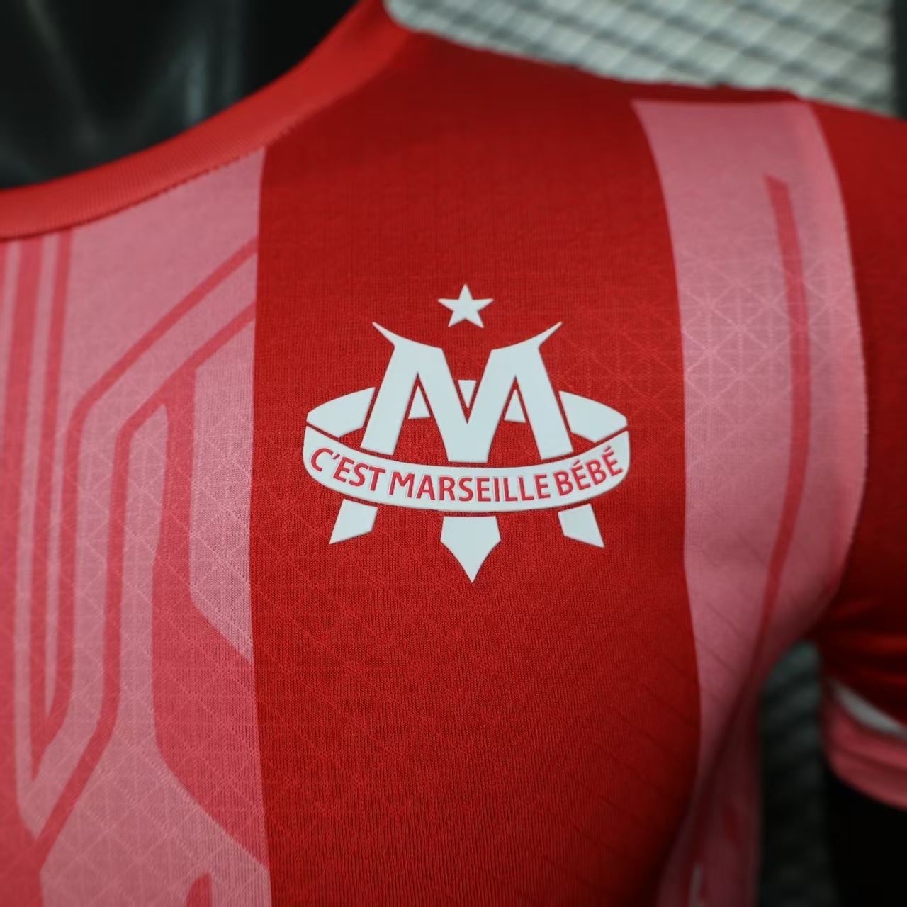 25-26 Marseille Red YAMAHA OM X JUL Limited Edition Shirt Player Version été Kit AAAAJersey Yup 2