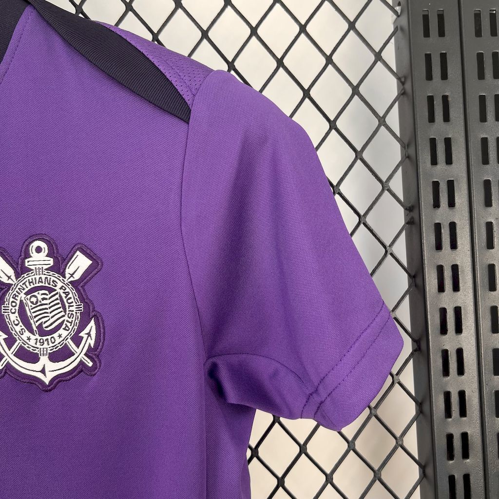 25-26 Corinthians Purple Training Women Shirt Lady Uniform AAAAJersey Yupoo 3