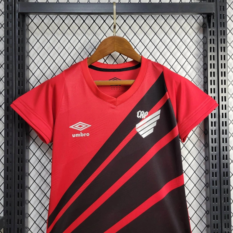 24-25 Athlético Paranaense Home Women Kit Lady Shirt Football AAAAJersey Supplier 4