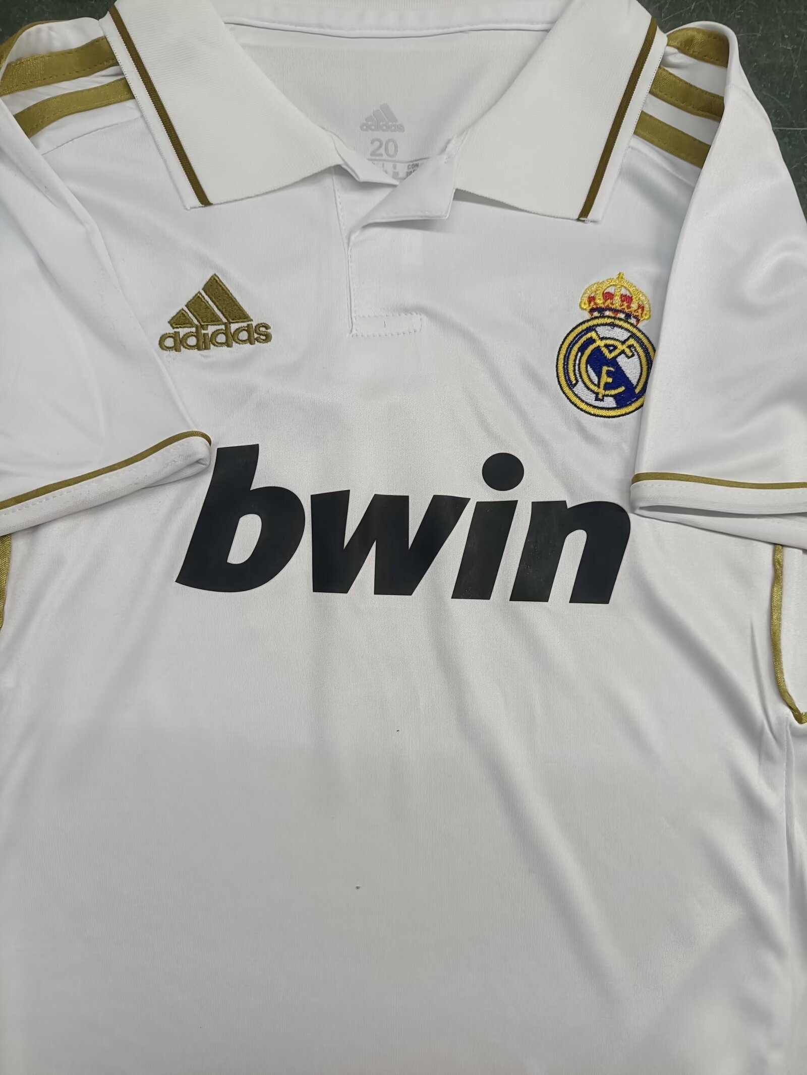 11-12 Real Madrid Home Retro Kids Kit Size-16-28 Soccer Jersey Yupoo 2