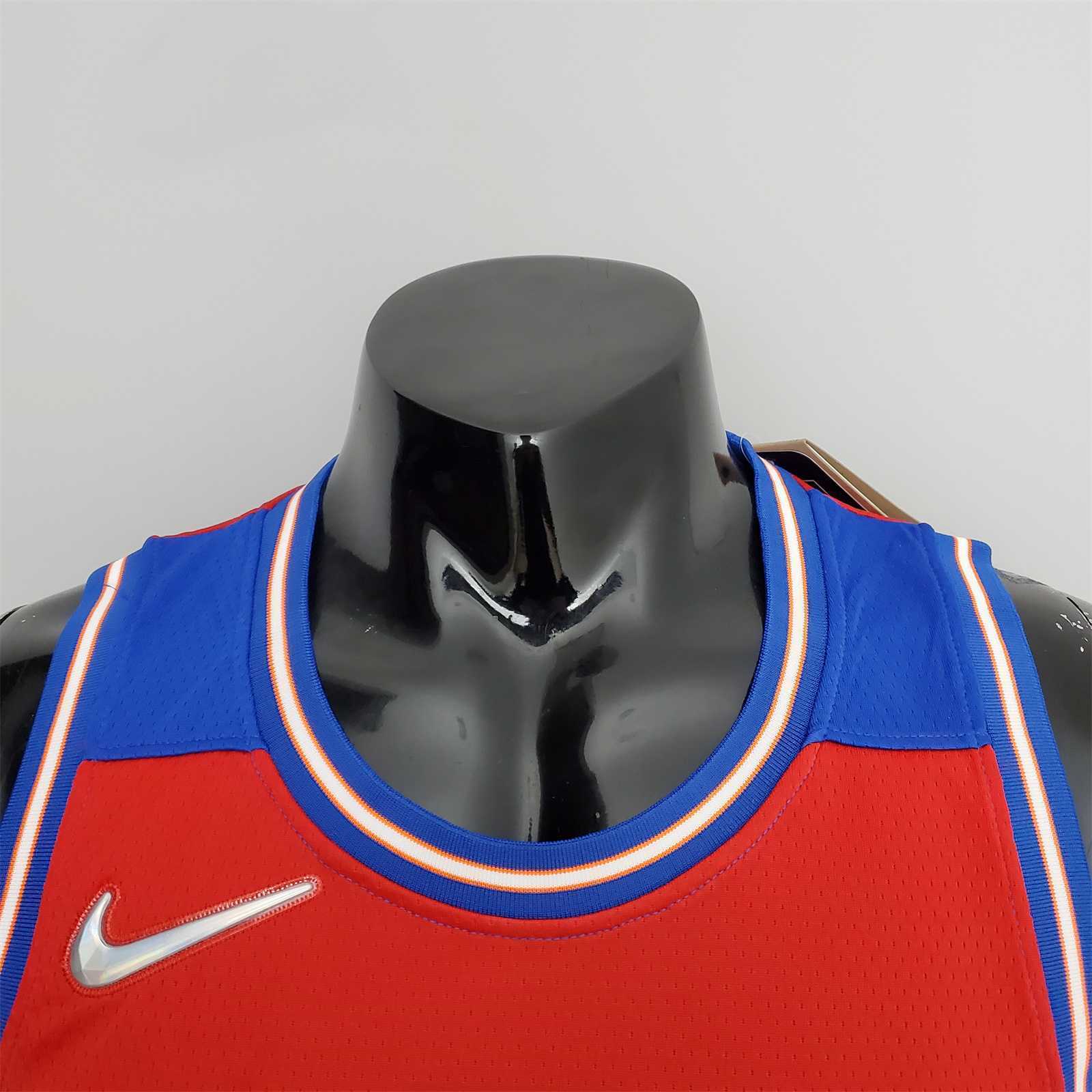 2022 Harrell #6 Talent City Edition Blue-Red NBA Jersey 6