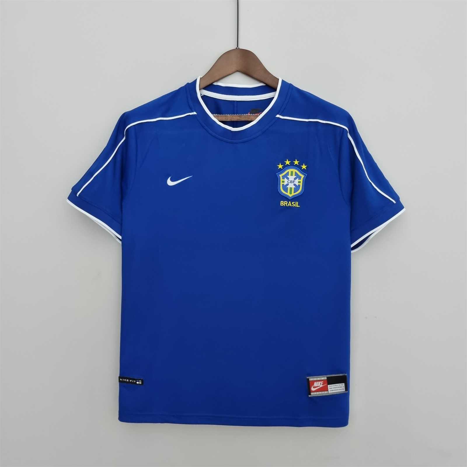 1998 Brazil away blue