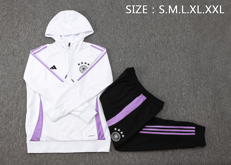 2024 Germany Hoodie Long Sleeve Training Suit Football Shirts 2