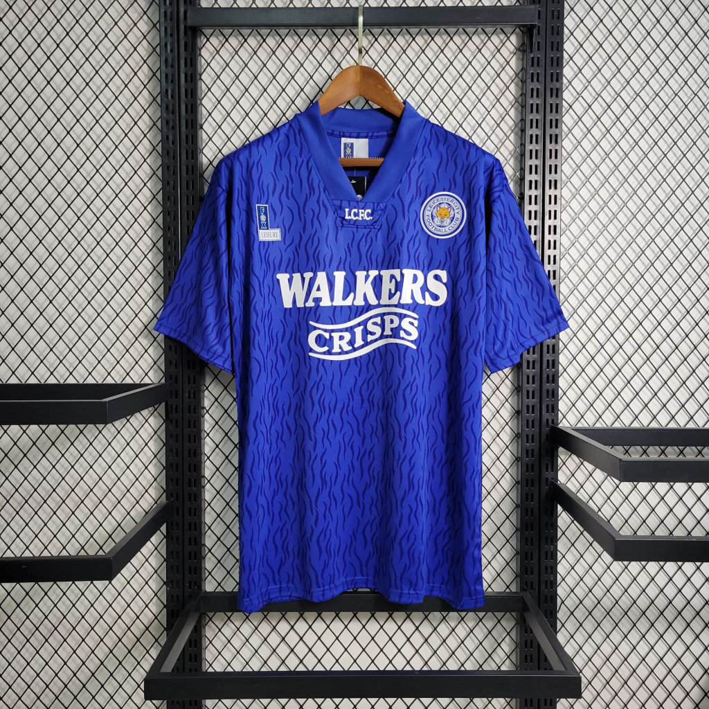 92-94 Retro Leicester City Home S-XXL Cheap Soccer Jerseys