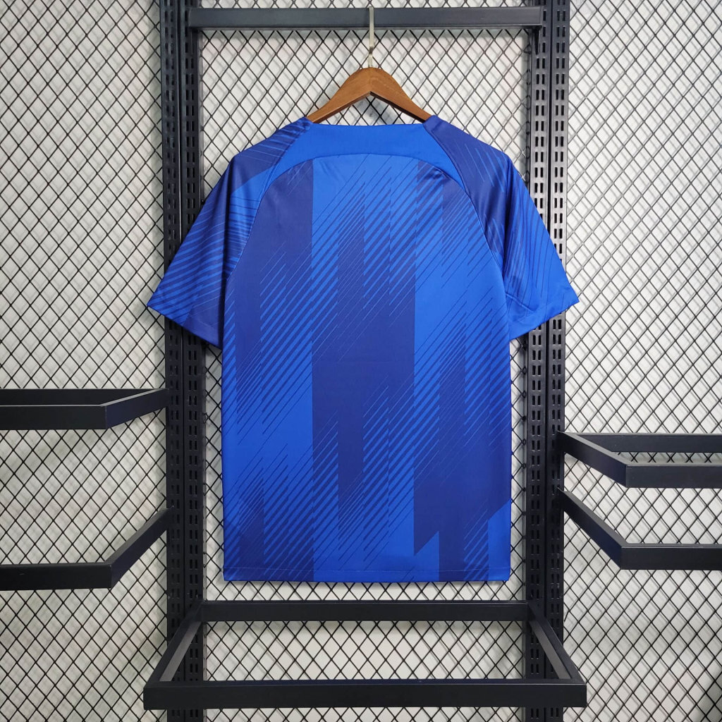 23-24 Barcelona training Blue S-XXL Cheap Soccer Jerseys 1