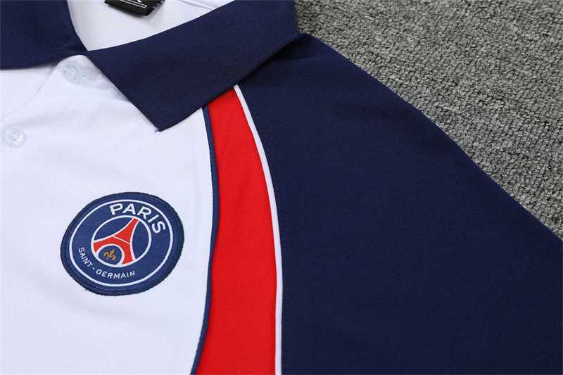 Polo Jordan PSG white and red 9