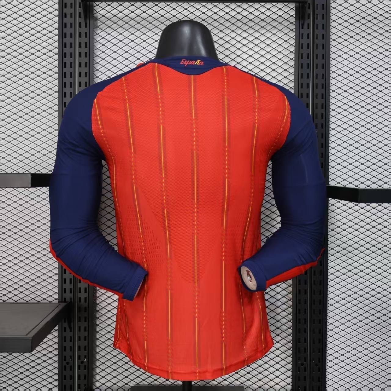 2026 Spain Home Kit Soccer World Cup Player Version Long Sleeve Shirt AAAAJersey Supply Yupoo 4