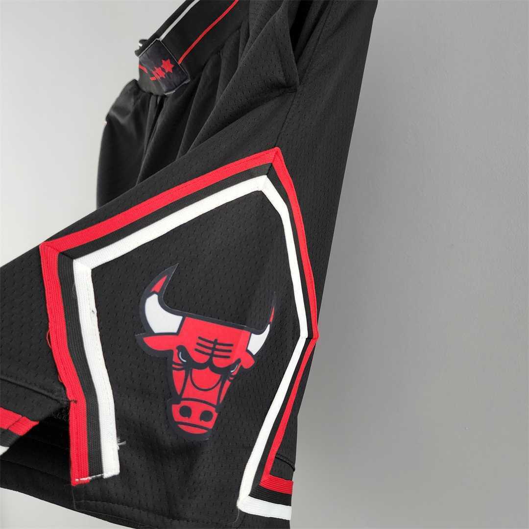 Chicago Bulls black NBA shorts 6