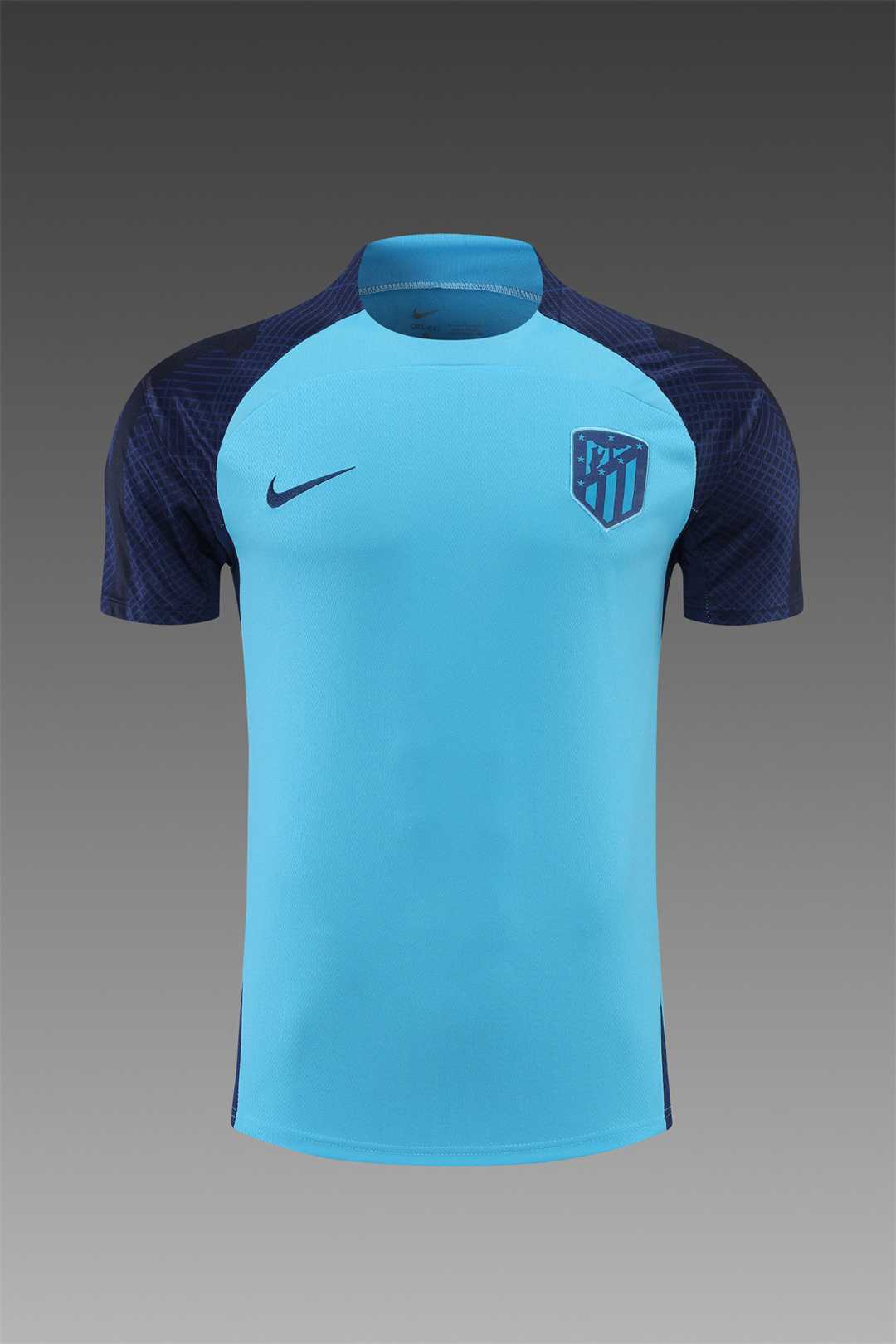 22-23 Atletico Madrid Training Short Sleeve Kit Blue 15