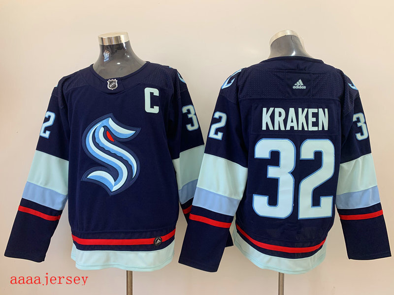 Seattle Kraken ice hockey jersey M-3XL 西雅图海妖队冰球服