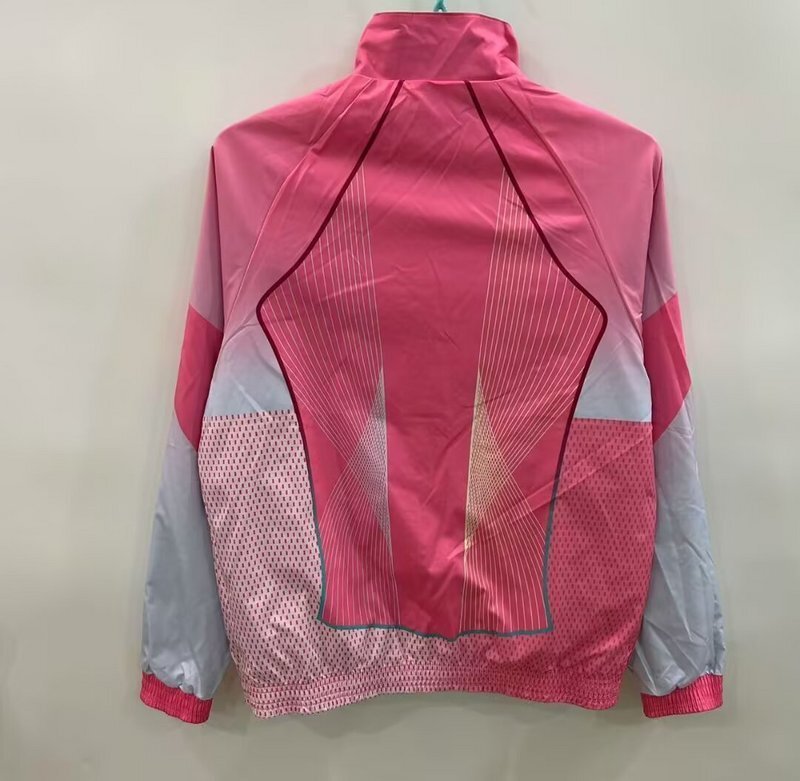 25-26 Barcelona Pink&Blue Windbreaker Double-Sided Jackets AAAAJersey Dropship Yupoo 6