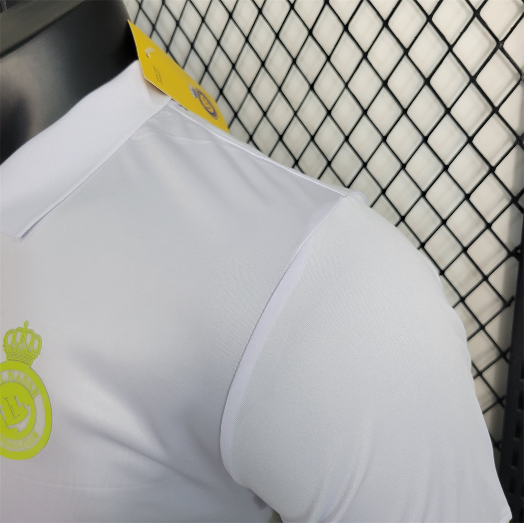 23-24 Saudi Al-Nassr white POLO 3