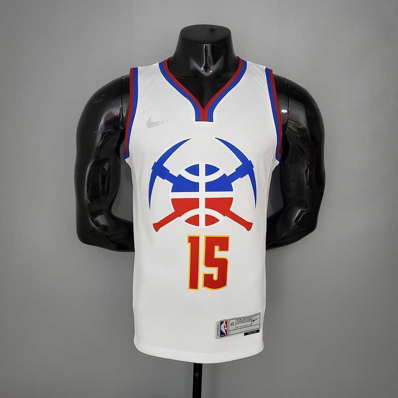 2021 JOKIC#15 Nuggets Bonus Edition White