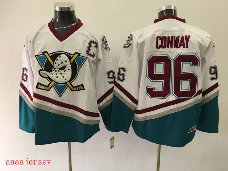 Anaheim Ducks retro ice hockey jersey M-3XL 阿纳海姆鸭队复古冰球服 7