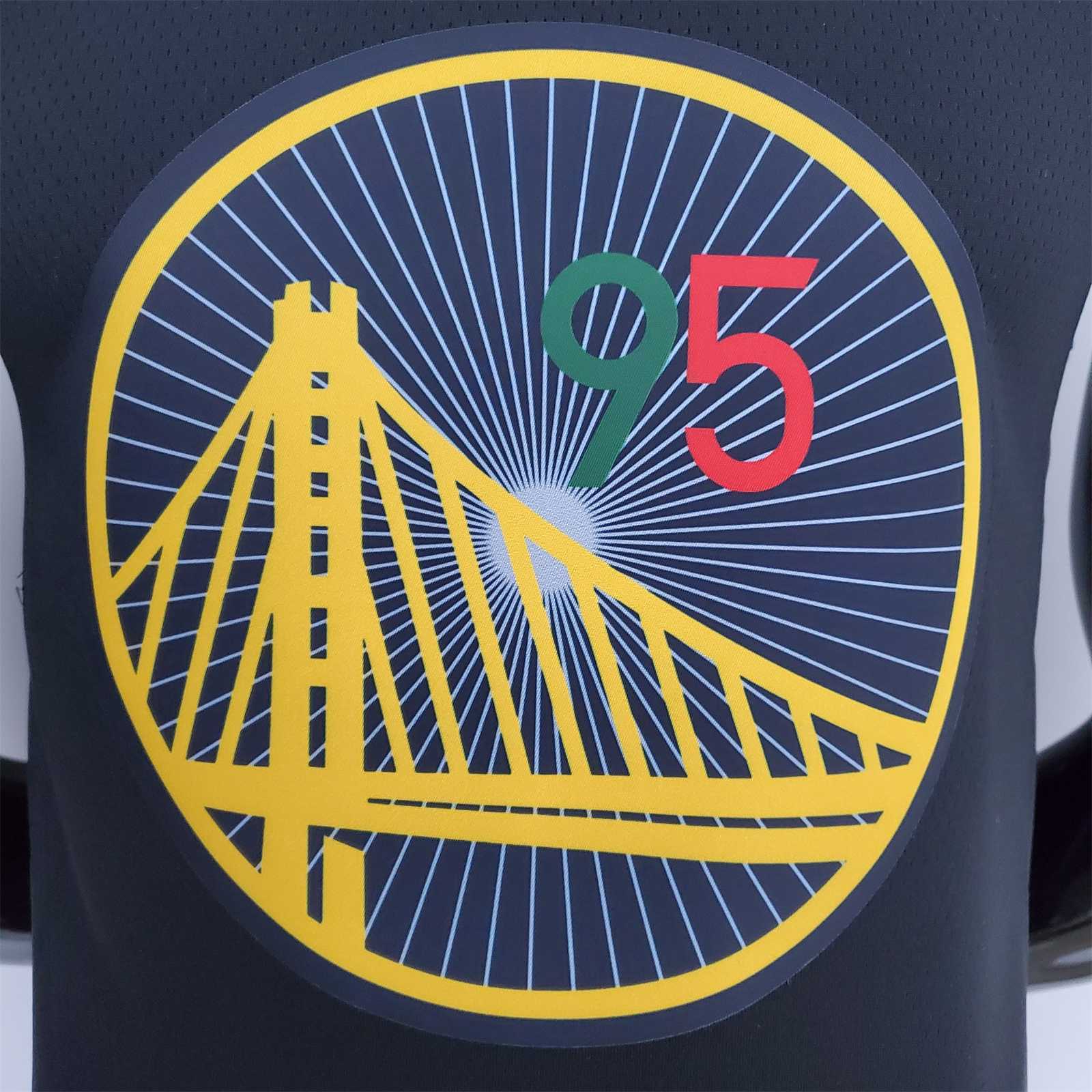 2022 75th Anniversary Golden State Warriors TOSCANO#95 Mexico Edition Black NBA Jersey 9