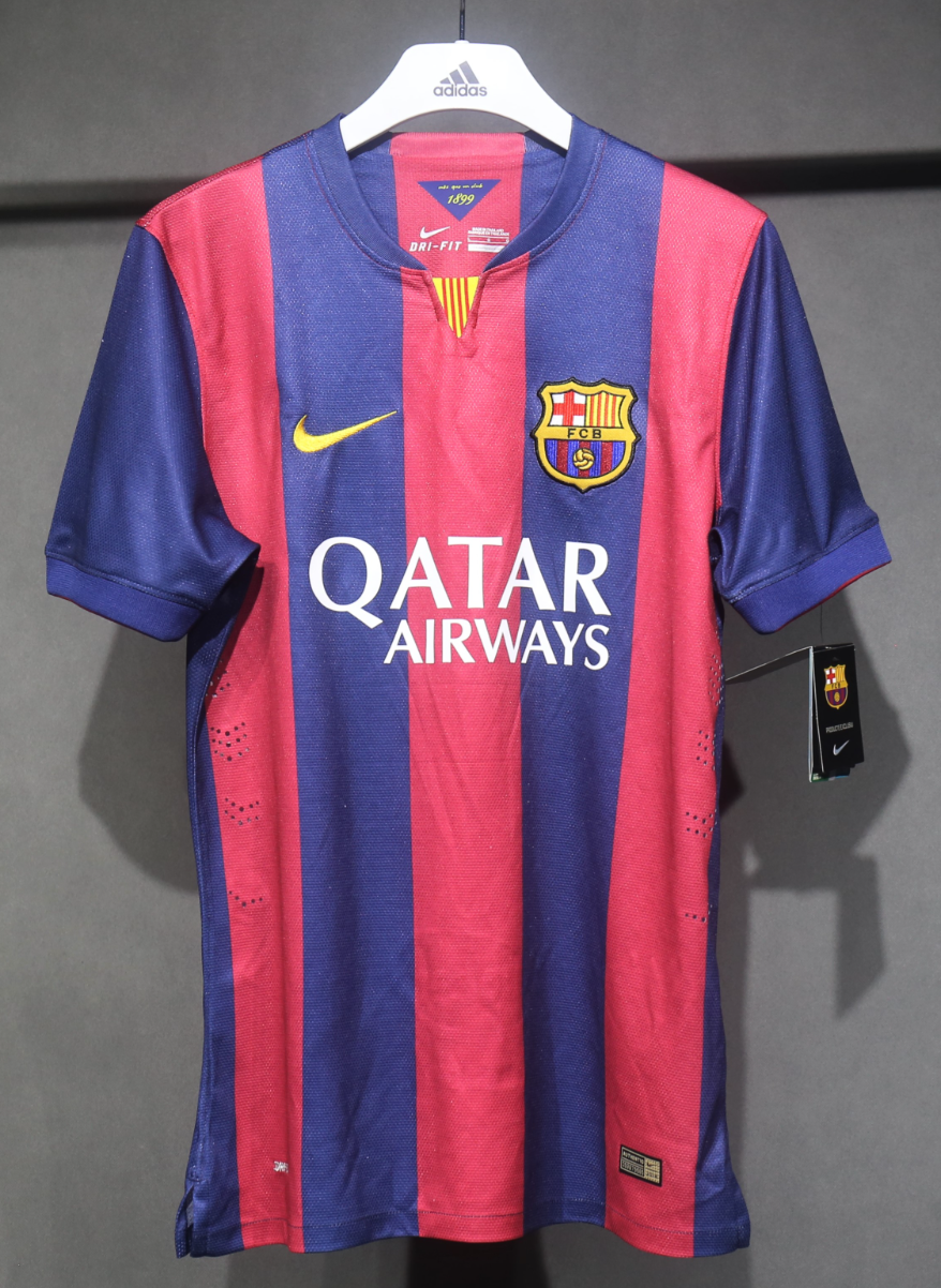 14-15 Barcelona Home Retro Kit Vintage Player Version Sino Shirt AAAAJersey Dropship Yupoo 7