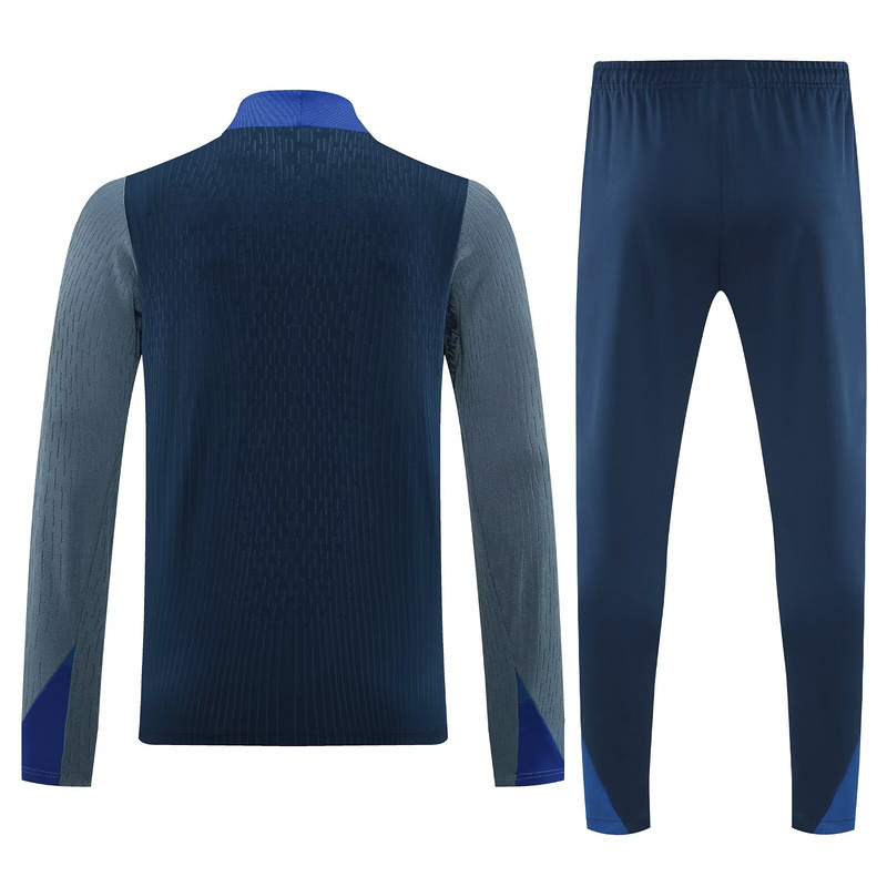 25-26 PSG Navy Training Long Football Player Version Tracksuits 2