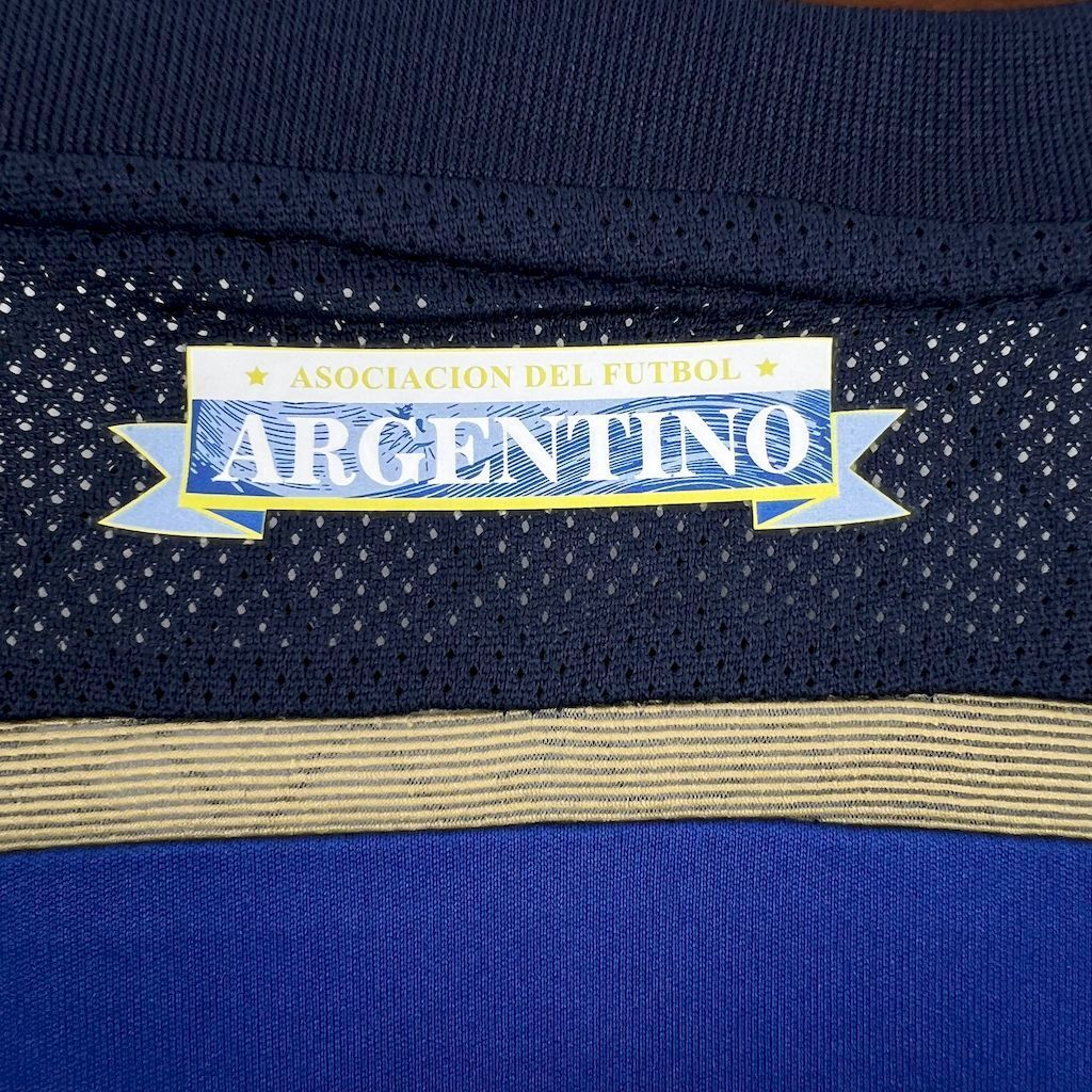 2014 Argentina Away Long Sleeve Retro Kit Vintage Shirt AAAAJersey Supplier Yupoo 3
