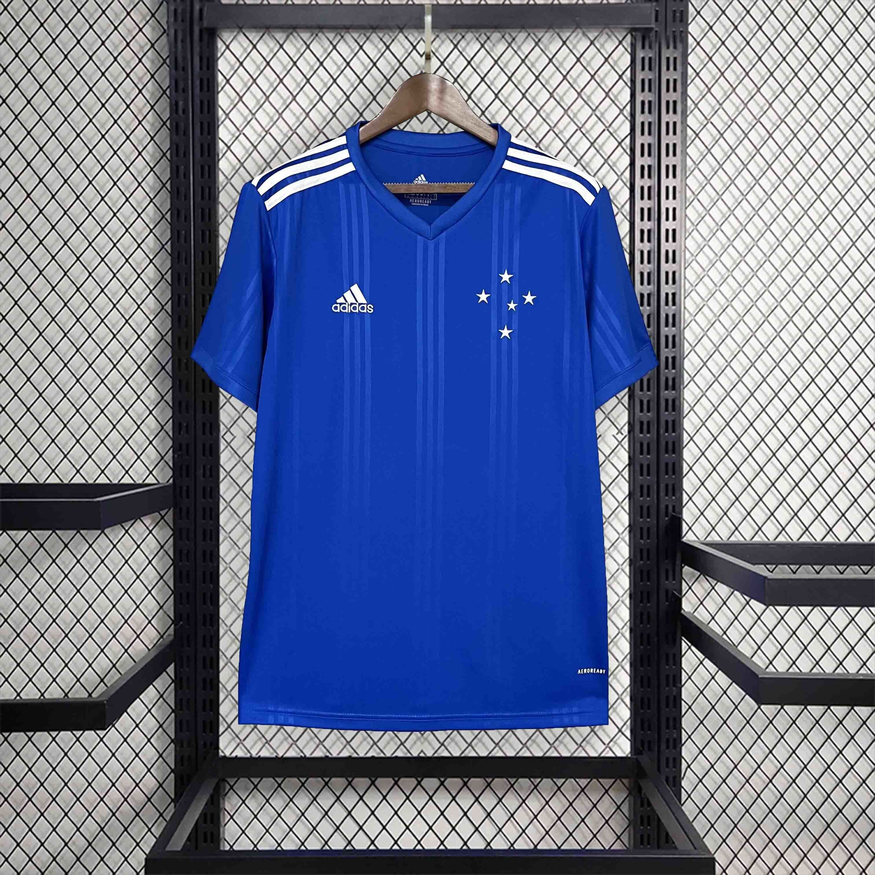 20-21 Cruzeiro Home Retro Kit Vintage Shirt AAAAJersey Supplier Yupoo