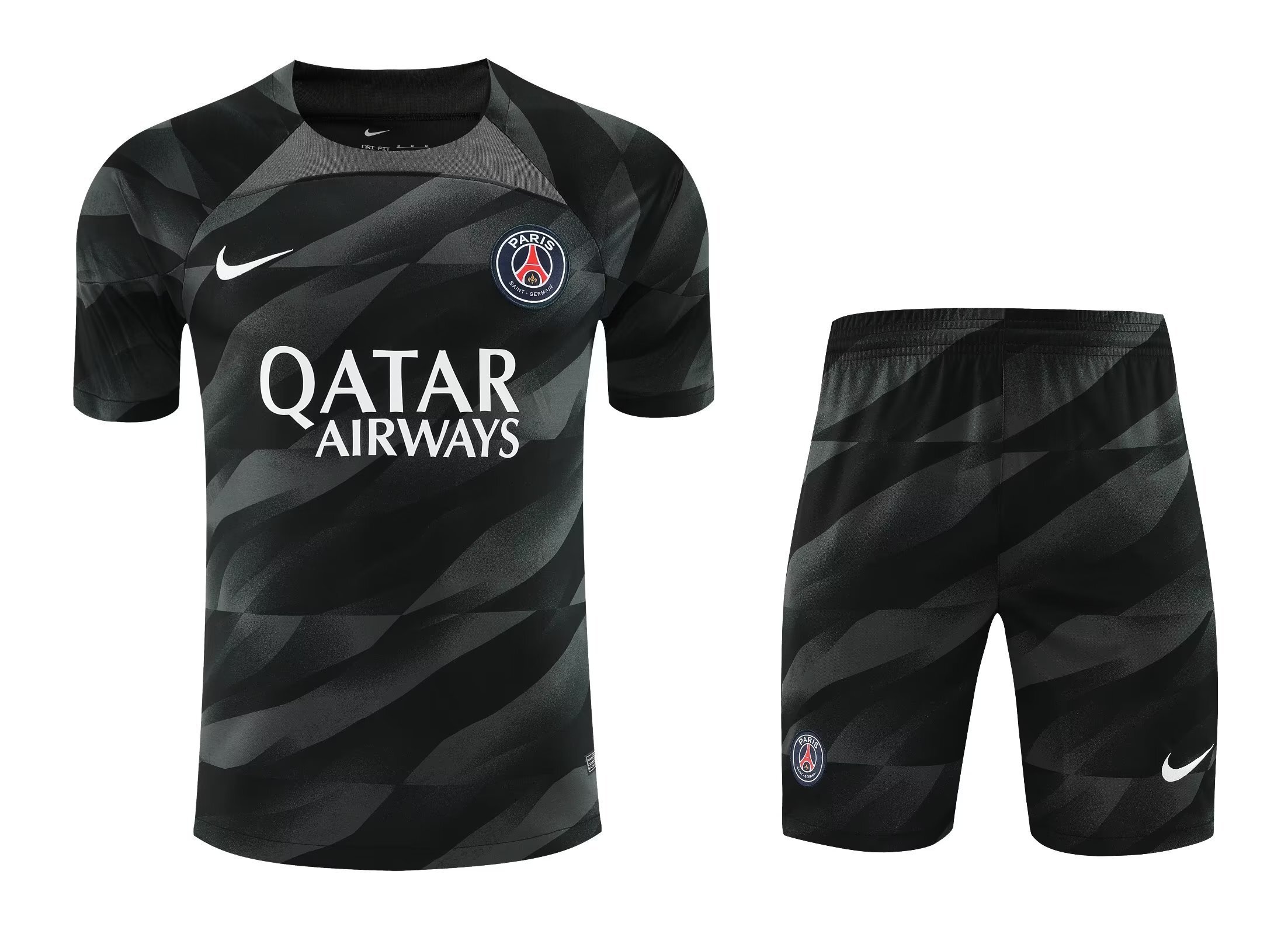 23-24 PSG Goalkeeper Black Soccer Jerseys Yupoo