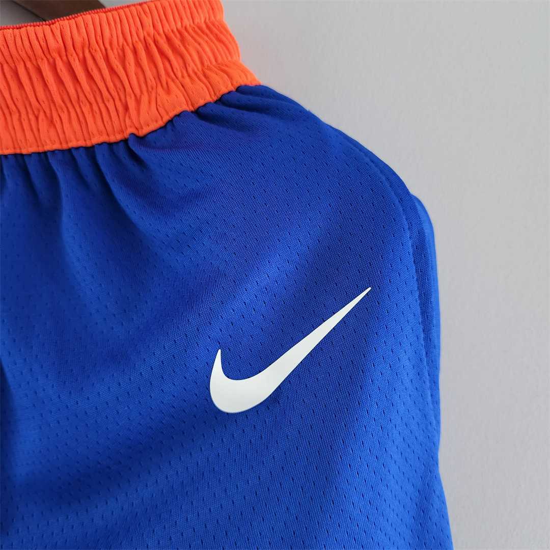 New York Knicks NBA Shorts Blue 3