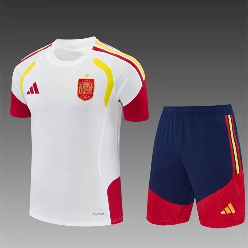 2026 Spain Mens Kit White Training Suit Yupoo 8 5