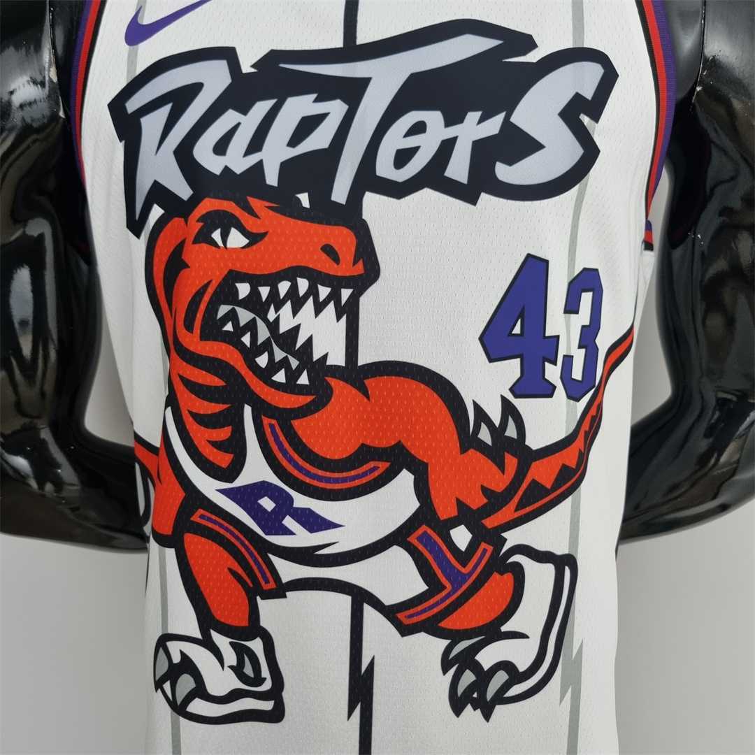 Toronto Raptors SIAKAM #43 White NBA Jersey 1