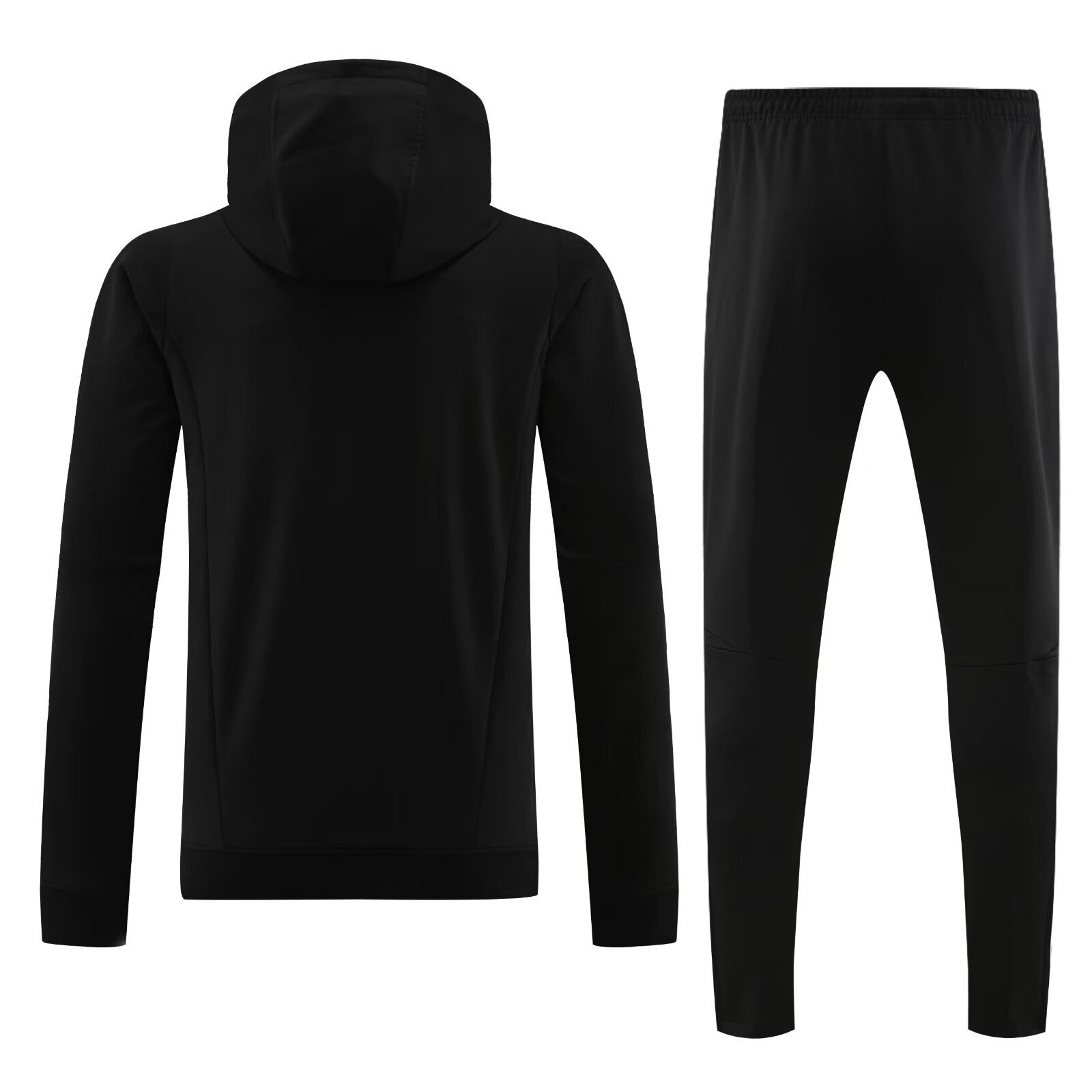 23-24 Algeria Black Hoodie Long Sleeve Training Suit Yupoo 1
