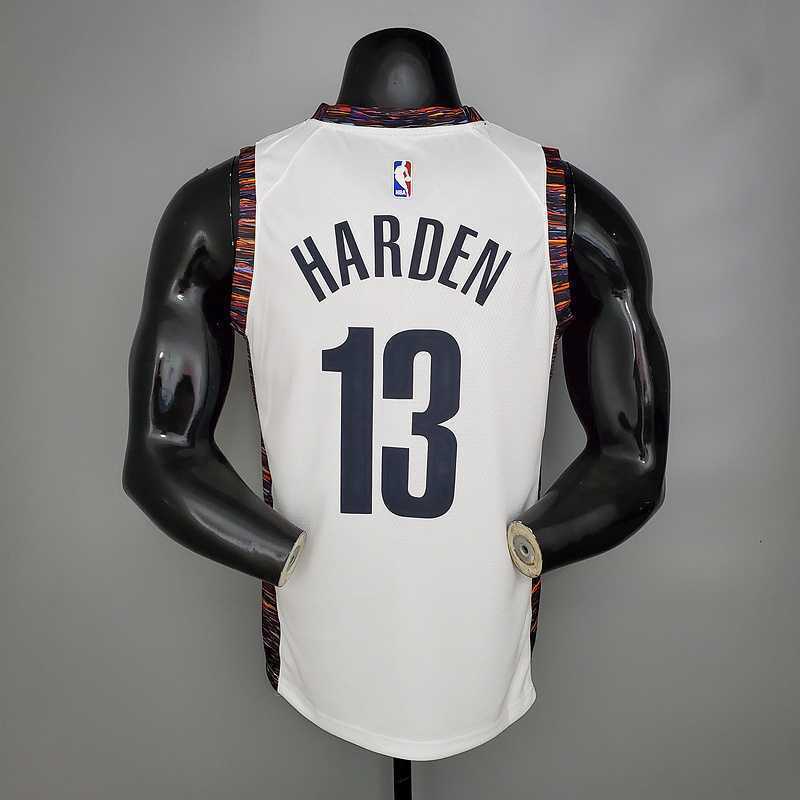Harden #13 Brooklyn Nets City version white 6