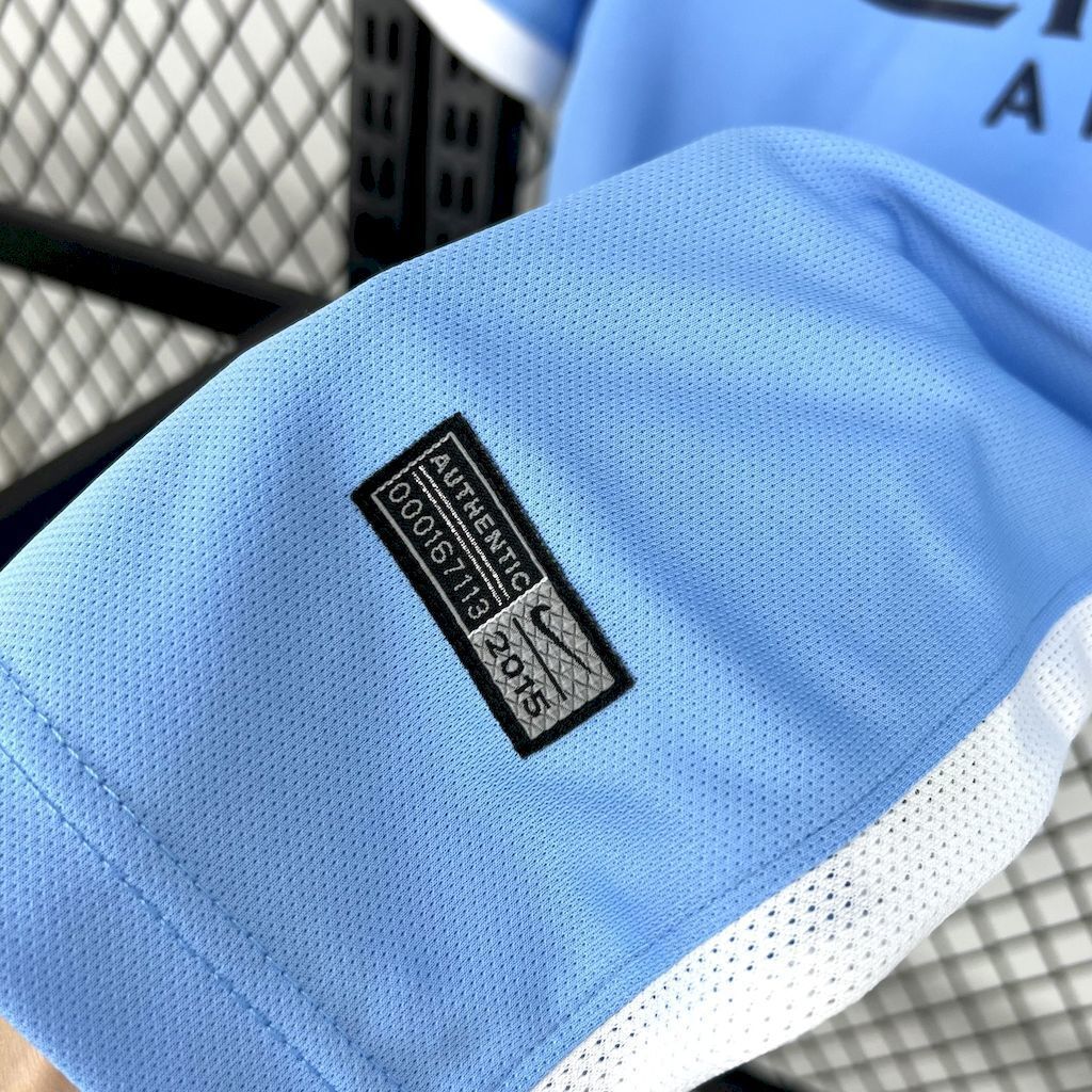 15-16 Manchester City Home Retro Kit Vintage Shirt AAAAJersey Supplier Yupoo 2